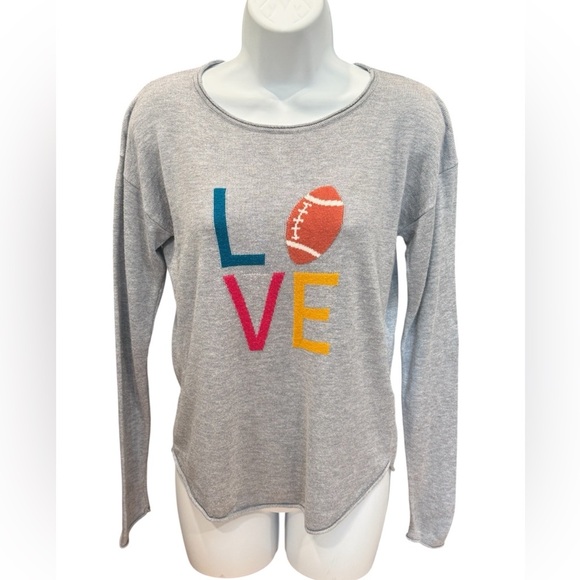 Rachel Zoe Sweaters - Rachel Zoe Love Football Game Day Sweater size small